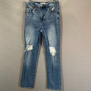 Madewell Jeans Womens 26 The Perfect Vintage Jeans Distressed Cotton Stretch